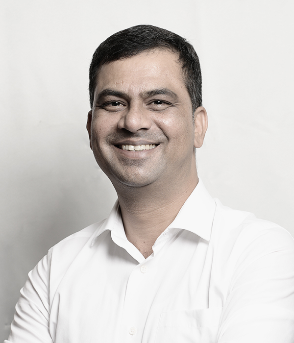 Portrait of Akhil Dave, The White Shirt Man